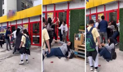 Zincir market çalışanı ile müşteri arasında kavga
