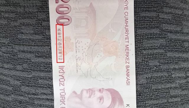 200 TL’lik banknotun seri numarası olay oldu: 100.000 TL verseniz de vermem