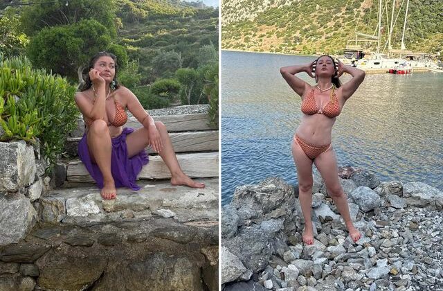 50 yaşındaki Nurgül Yeşilçay’dan cesur paylaşım: Tek bikiniyle…
