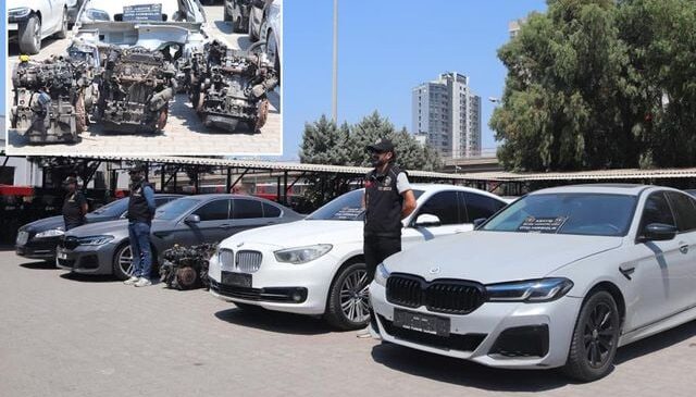 6 ilde lüks araç operasyonu! 30 milyon liralık vurgun yapmışlar