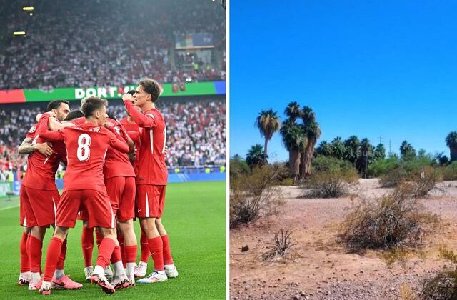 Arizona 40 derece! Bizim Çocuklar resmen yanıyor