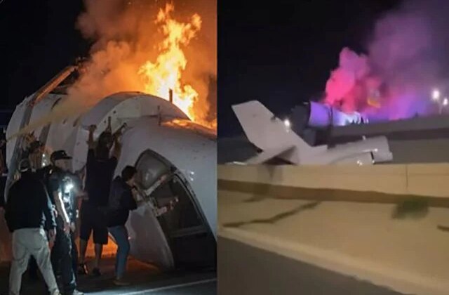 Texas’ta facia! Küçük uçak otobana düştü: 6 kişiden biri yaşamını yitirdi