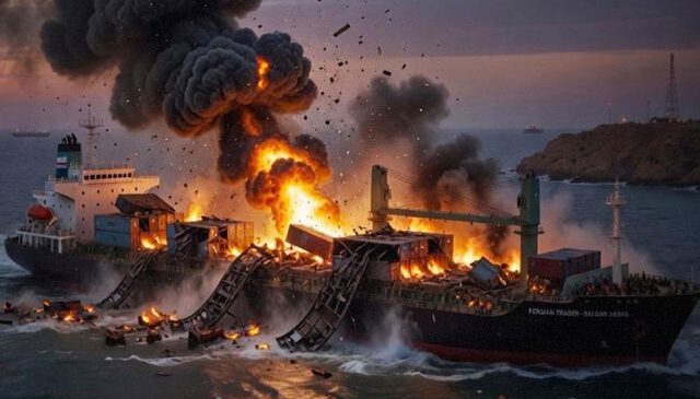 ABD savaş uçağı, İran limanlarına yönelen Palau bandıralı gemiyi vurdu