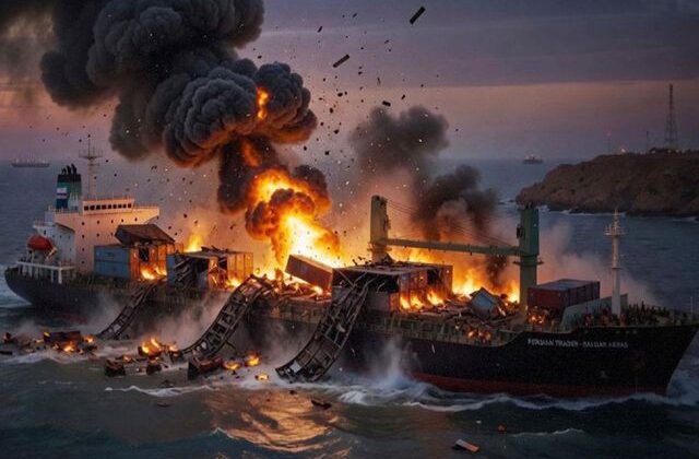 ABD savaş uçağı, İran limanlarına yönelen Palau bandıralı gemiyi vurdu