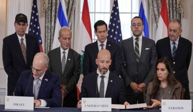 ABD, İsrail ve Lübnan arasında üçlü çerçeve anlaşması imzalandı
