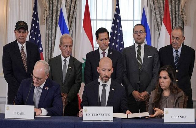 ABD, İsrail ve Lübnan arasında üçlü çerçeve anlaşması imzalandı