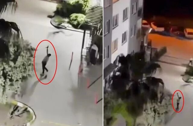 Yüksek ses tartışması! Komşusunun evine otomatik tabancayla ateş açtı