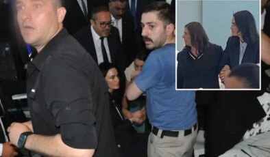 AK Parti Aydın Milletvekili Seda Sarıbaş aniden fenalaştı, Özlem Çerçioğlu bir an olsun yanında ayrılmadı