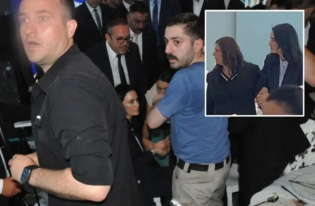 AK Parti Aydın Milletvekili Seda Sarıbaş aniden fenalaştı, Özlem Çerçioğlu bir an olsun yanında ayrılmadı