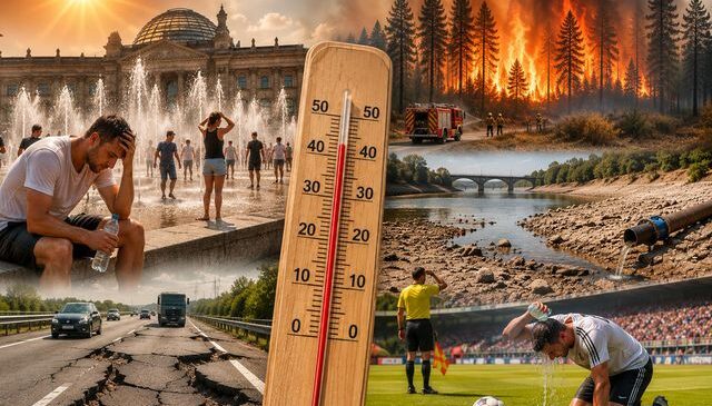 Almanya’da sıcak hava dalgası alarmı: Maraton iptal edildi, otoyollar çatladı