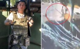 20 yaşındaki askerin acı sonu: Kahreden anlar anbean kamerada