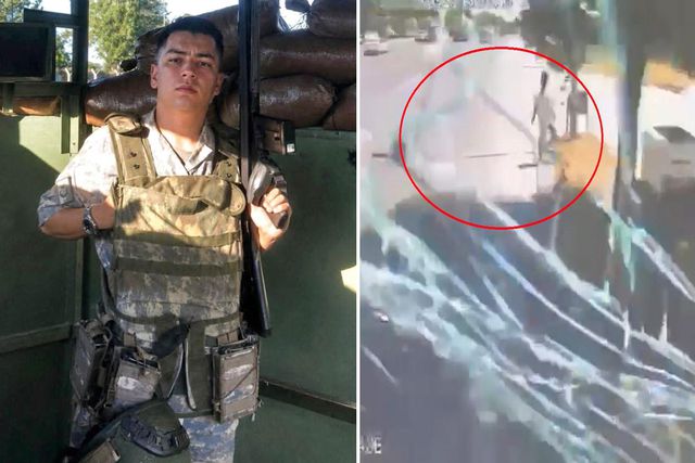 20 yaşındaki askerin acı sonu: Kahreden anlar anbean kamerada