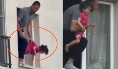 Cinnet getiren baba 3 yaşındaki kızını bıçakla rehin aldı, talihsiz yavruyu Özel Harekat kurtardı
