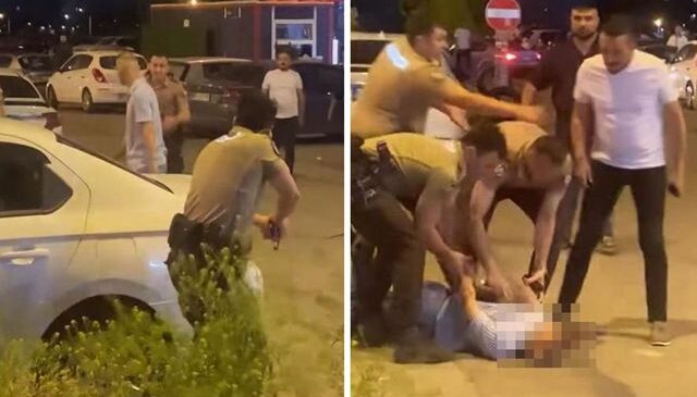 Sallamayla arkadaşının peşine düştü, bekçilere de yeltenince vuruldu