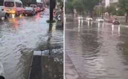 Ankara’da sağanak yağış hayatı olumsuz etkiledi
