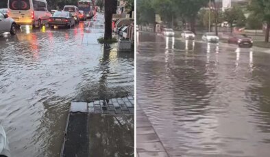 Ankara’da sağanak yağış hayatı olumsuz etkiledi