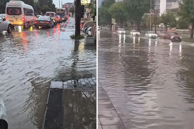 Ankara’da sağanak yağış hayatı olumsuz etkiledi