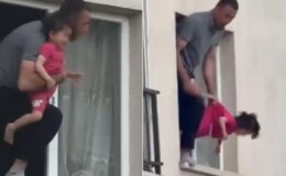 3 yaşındaki kızını rehin alan baba vurularak etkisiz hale getirildi