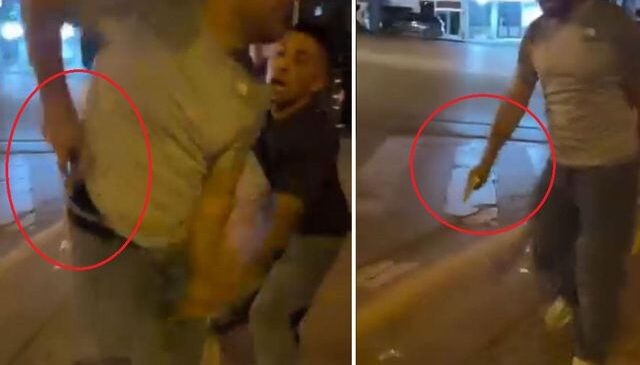 Dehşetin kaynağı bir polis memuru: Silahını çekip vatandaşlara tehditler savurdu