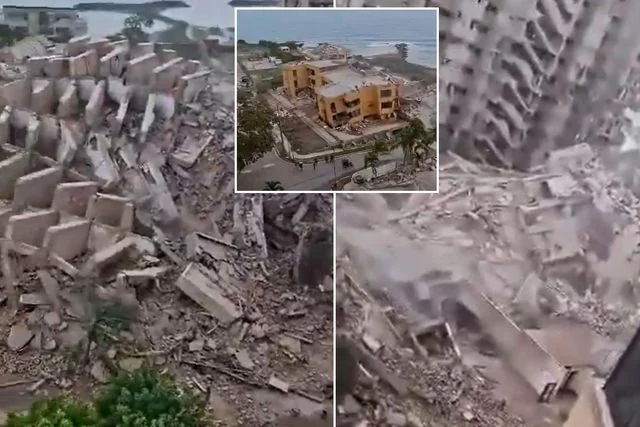 Art arda 2 deprem ülkeyi yerle bir etti! Görüntüdeki çığlıklar yürek dağladı