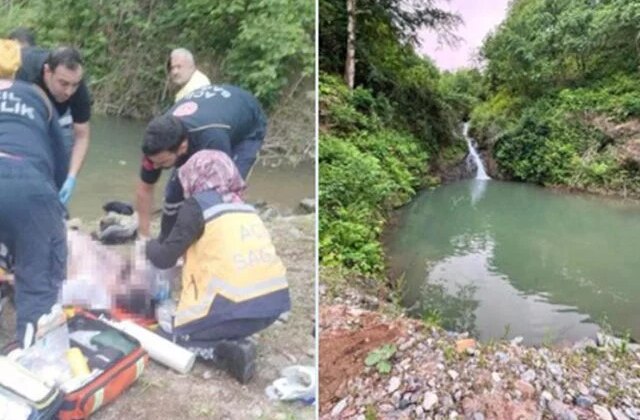 Arhavi’de gölette boğulan 2 din görevlisinin son görüntüleri ortaya çıktı