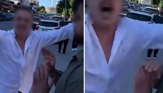 Tutanak tutmak isterken hem darbedildi hem de ceza yedi: O anlar kamerada