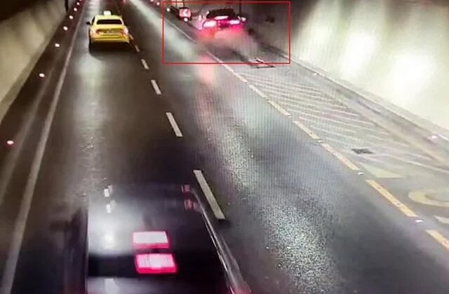 Avrasya Tüneli’ndeki kazanın görüntüleri ortaya çıktı