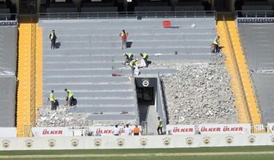 Aziz Yıldırım dediğini yaptı! Fenerbahçe Stadı’nda Maraton tribününün yıkımına başlandı