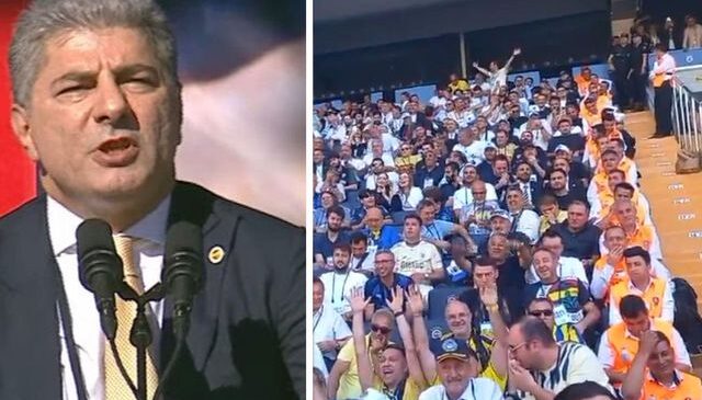 Aziz Yıldırım delegeleri Hakan Safi’nin her cümlesinden sonra aynı tepkiyi verdi