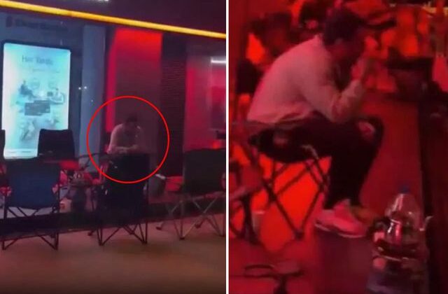 Bakan Kurum “Bugün başladı” dedi, sandalyesini alan bankanın önüne koştu