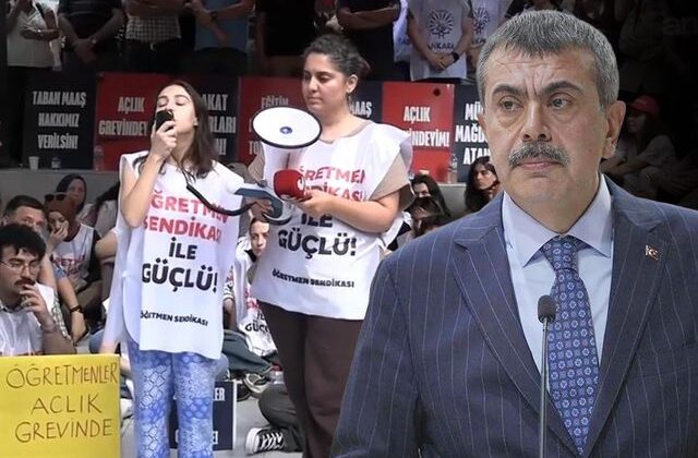 Bakan Tekin açlık grevindeki öğretmenlerle ilgili ilk kez konuştu: Keşke gelip bize söyleselerdi