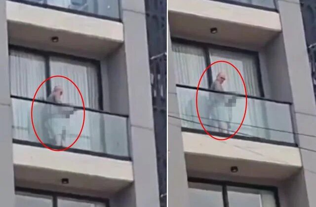 Balkonda yaşananlar infial yarattı! Çığlıklar sonrası polis harekete geçti