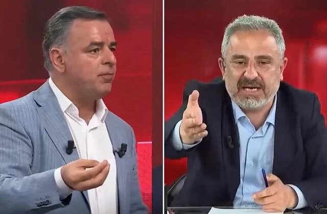 Sinan Burhan ile Barış Yarkadaş arasında canlı yayında Mansur Yavaş polemiği