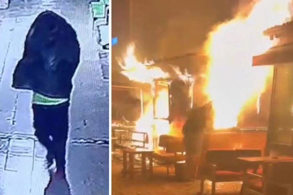 Çöp poşeti ile yüzünü saklayıp, çay ocağını yaktı; o anlar kamerada