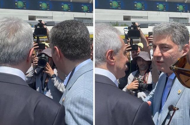 Başkan adaylığından vazgeçen Mehmet Ali Aydınlar’dan Hakan Safi’ye destek