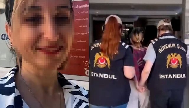 “Kapalılar imha edilsin” diyen kadına ters kelepçe