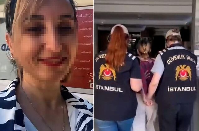 “Kapalılar imha edilsin” diyen kadına ters kelepçe