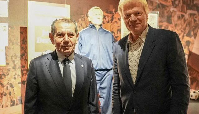 Bayern Münih efsanesi Oliver Kahn’dan Dursun Özbek’e ziyaret