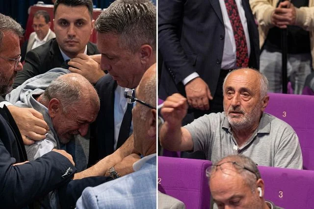Belediye başkanına tepki gösterince yaka paça dışarı atılmıştı! Yeni görüntüler çıktı