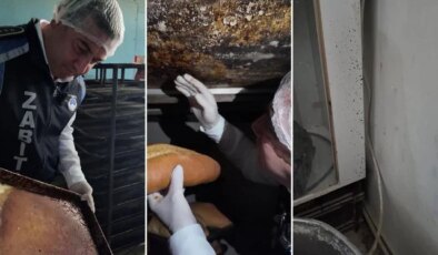 Fırındaki manzara mide bulandırdı! Zabıta müdürü görünce isyan etti