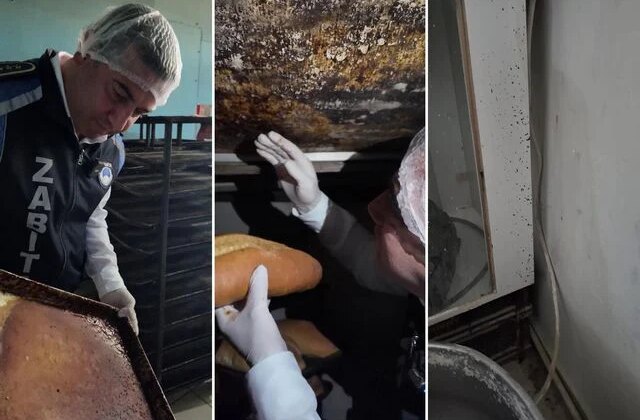 Fırındaki manzara mide bulandırdı! Zabıta müdürü görünce isyan etti