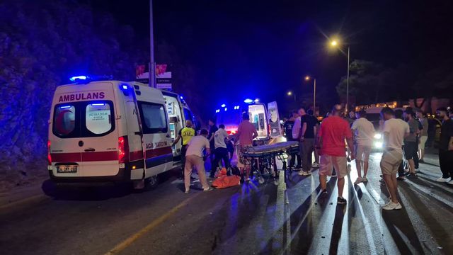 Bodrum'da Taksi ve Motosiklet Çarpışması: 1 Ölü, 1 Ağır Yaralı