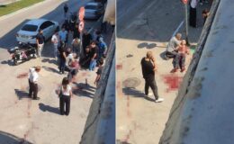 Sokak kan gölüne döndü, yaralı babanın feryadı yürek dağladı: Sakın ölme