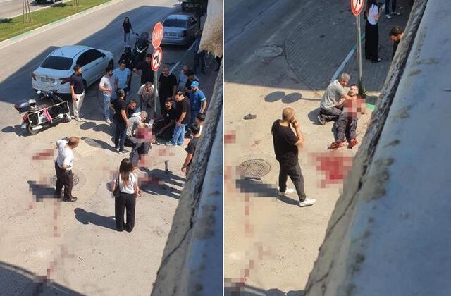 Sokak kan gölüne döndü, yaralı babanın feryadı yürek dağladı: Sakın ölme