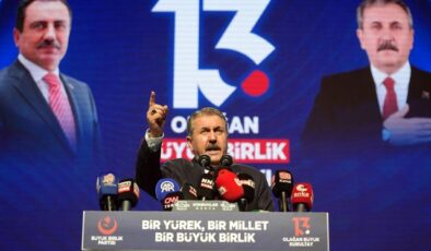 Büyük Birlik Partisi’nde Mustafa Destici yeniden genel başkan seçildi