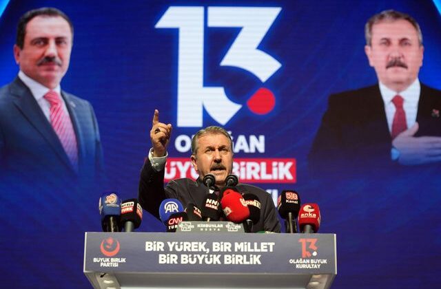 Büyük Birlik Partisi’nde Mustafa Destici yeniden genel başkan seçildi