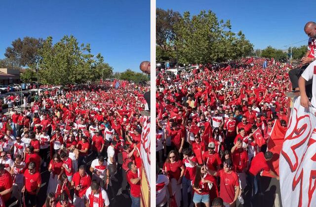 Dünya bu anları konuşuyor! Amerika’ya damga vuran ‘Türk yürüyüşü’