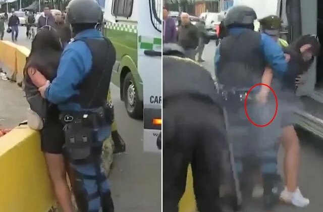 Canlı yayında büyük arbede! Polisin silahını kapıp kurşun yağdırdı