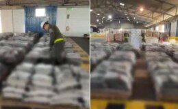Kolombiya’nın Cartagena Limanı’nda 2 ton 400 kilogram uyuşturucu madde yakalandı
