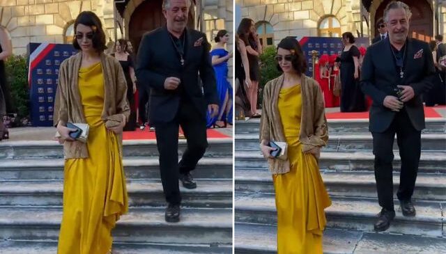 Cem Yılmaz ve Ahu Yağtu oğullarının mezuniyetinde bir araya geldi